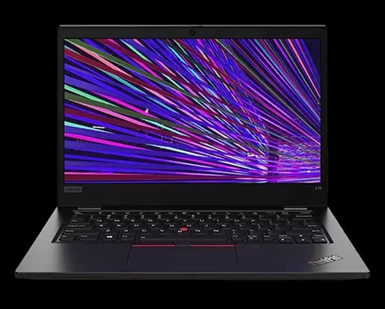 نمای جلویی مشکی Lenovo ThinkPad L13 Gen 2 AMD