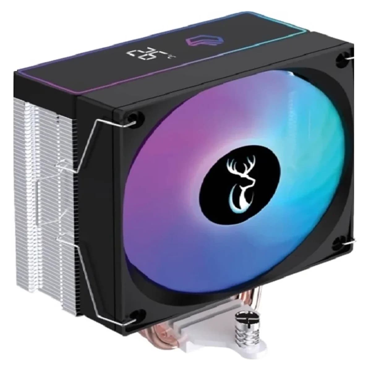 خنککننده پردازنده Optimum PD-180 ARGB LED، نمای اصلی
