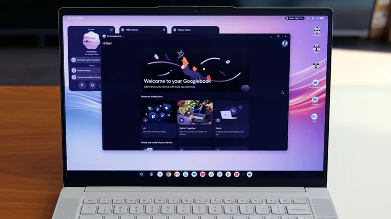 محیط Googlebook OS روی لپتاپ لنوو