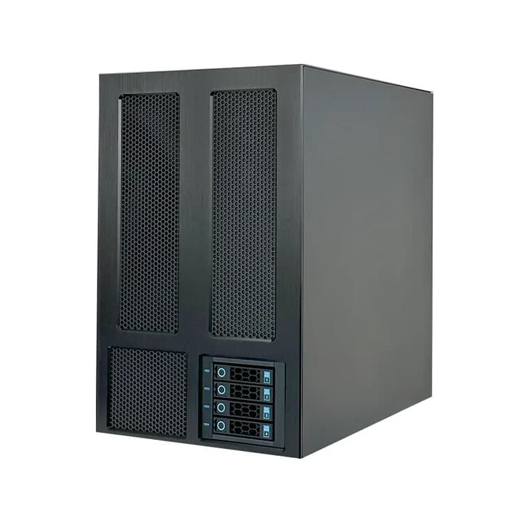 نمای بیرونی شاسی PC Land Helios T0 AI Server
