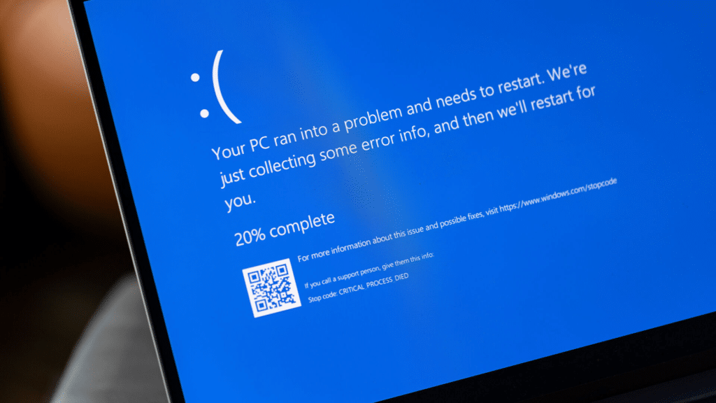 صفحه آبی مرگ ویندوز (BSOD) راهکارهای موثر و عیب یابی | استوک لند