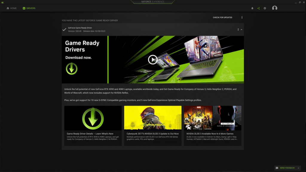 نصب و بهروزرسانی درایور کارت گرافیک با Nvidia GeForce Experience - استوک لند