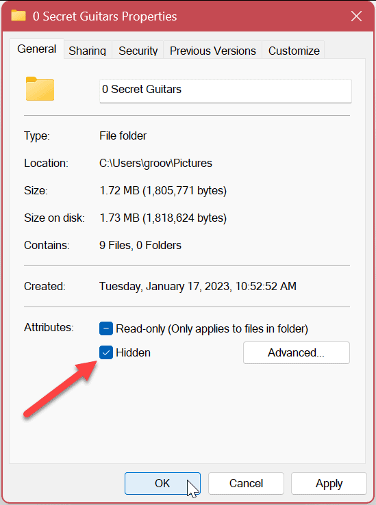 آموزش مخفی کردن فایل در ویندوز 11 با File Explorer استوک لند
