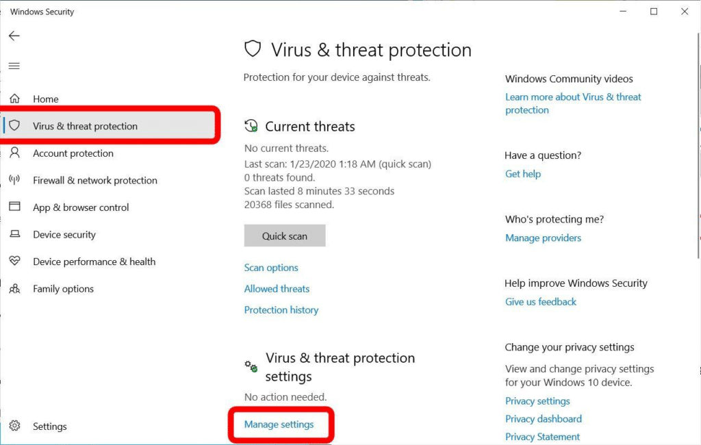 راهنمای غیرفعال کردن موقت Windows Defender در ویندوز 11 استوک لند