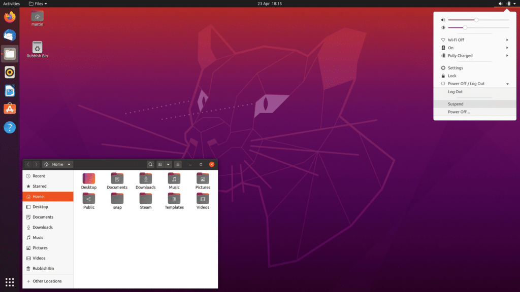 بهترین توزیعهای لینوکس برای تازهکارها اوبونتو (Ubuntu) استوک لند