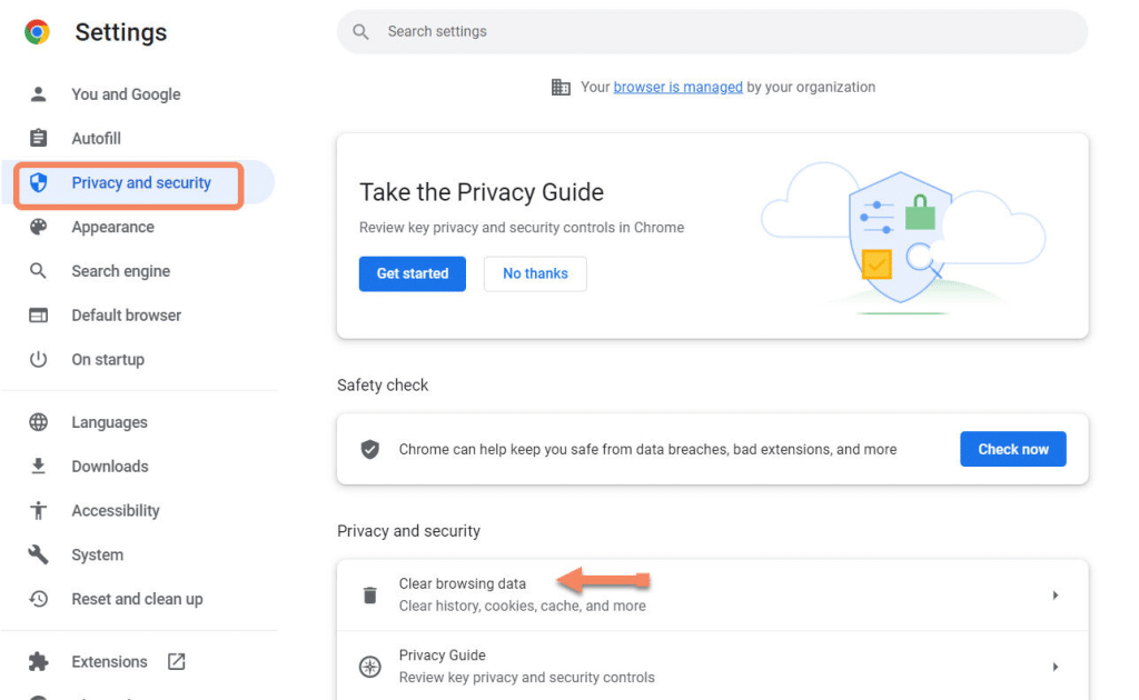 پاک کردن کش مرورگر گوگل کروم (Google Chrome) | استوک لند