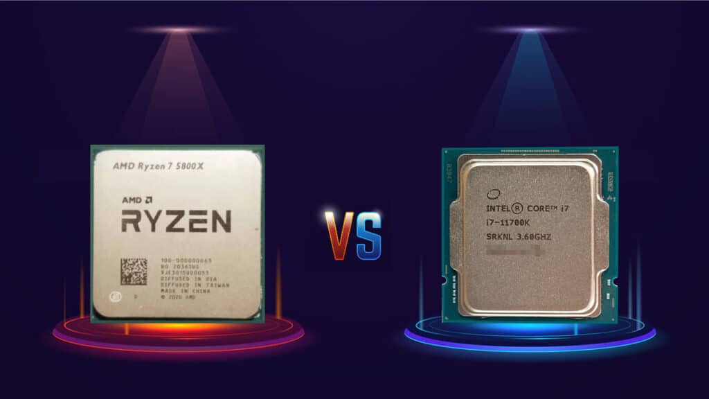 مقایسه پردازندههای Core i7 و Ryzen 7 استوک لند