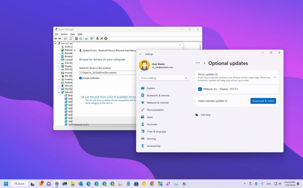 دانلود و نصب درایور کارت گرافیک از طریق Device Manager - استوک لند