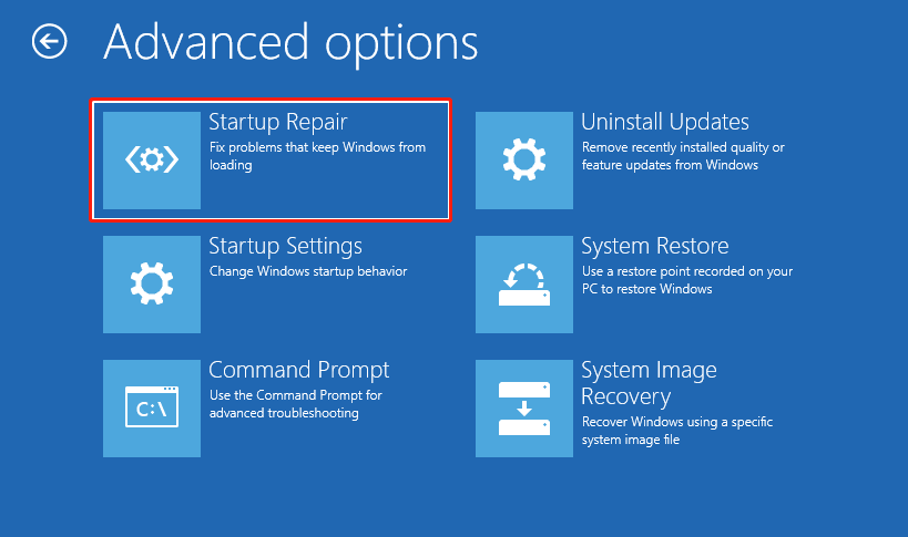 رفع مشکل بوت نشدن ویندوز با Startup Repair استوکلند
