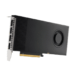 RTX A Series A4000 3QTR Left
